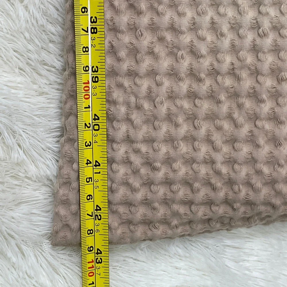 Bedsure Duvet Cover Unisex 82x86‎ Tan Excellent Waffle Weave 100% Cotton Button